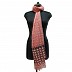 Printed Cotton Stole Embroidery Diamond studded and Fringes Printed Cotton Stole Embroidery Diamond studded and Fringes